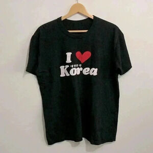 I love Korea T-shirts unisex size  L/XL